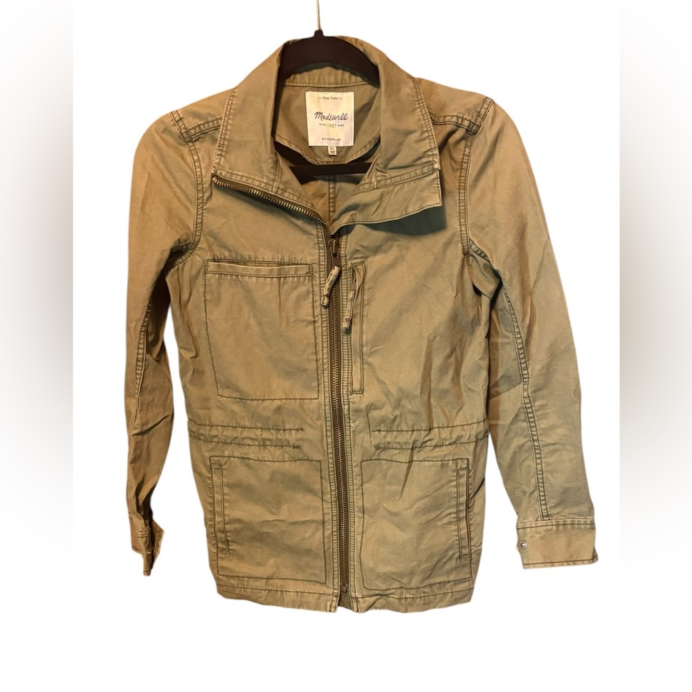 Madewell Fleet Olive Green Utility Jacket XS - Picture 4 of 13